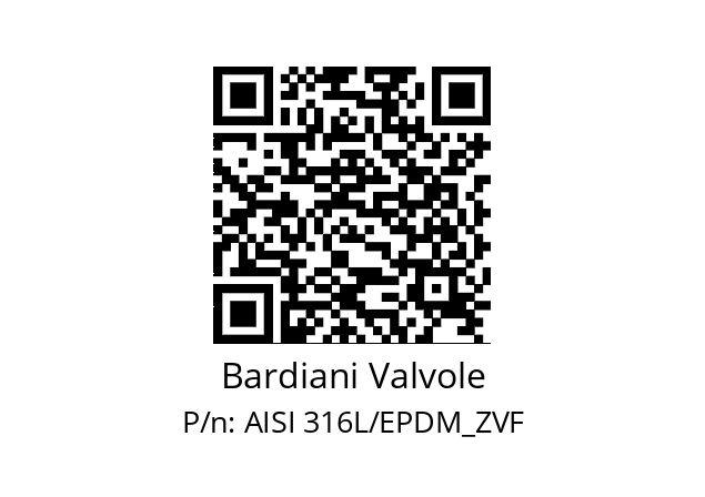   Bardiani Valvole AISI 316L/EPDM_ZVF