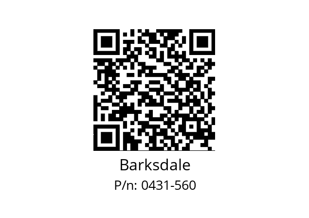   Barksdale 0431-560