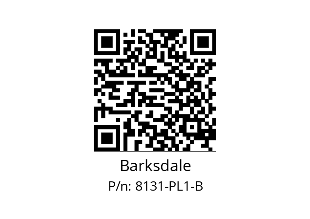   Barksdale 8131-PL1-B