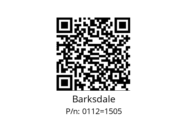   Barksdale 0112=1505