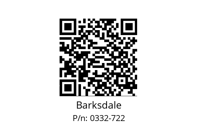   Barksdale 0332-722