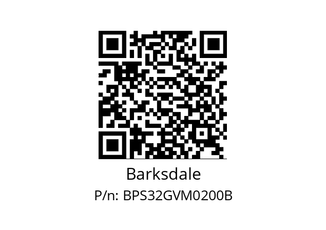   Barksdale BPS32GVM0200B