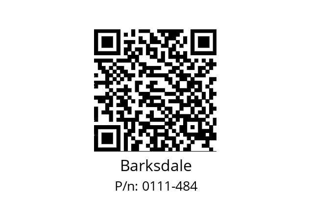   Barksdale 0111-484