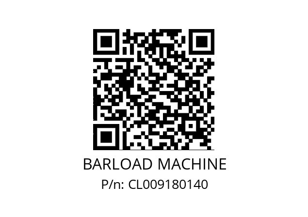   BARLOAD MACHINE CL009180140