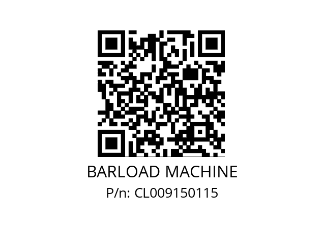   BARLOAD MACHINE CL009150115