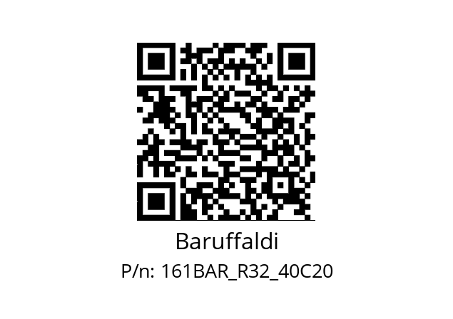   Baruffaldi 161BAR_R32_40C20