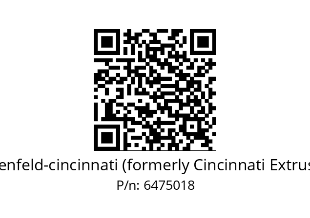   battenfeld-cincinnati (formerly Cincinnati Extrusion) 6475018