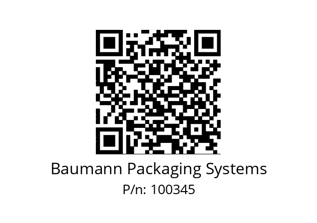   Baumann Packaging Systems 100345