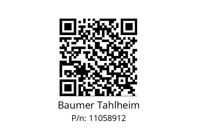   Baumer Tahlheim 11058912