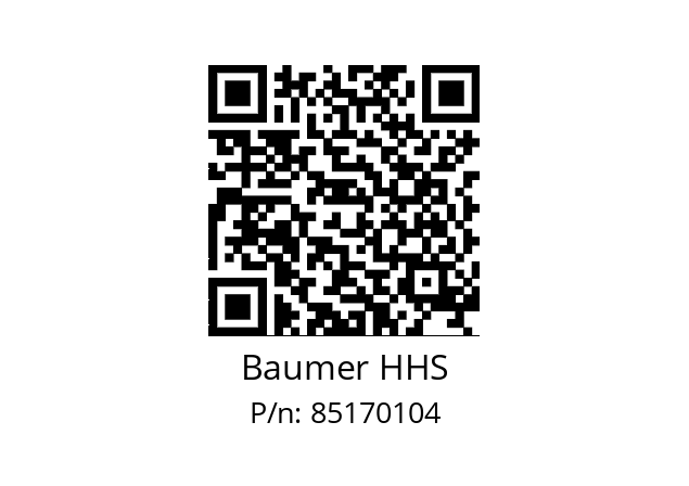   Baumer HHS 85170104