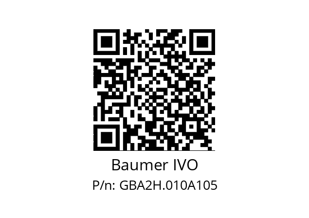   Baumer IVO GBA2H.010A105