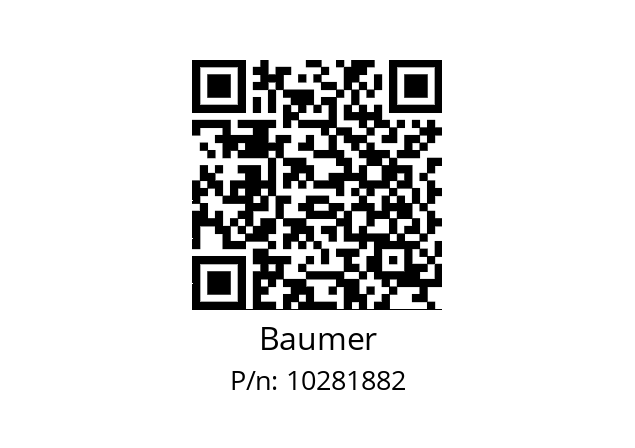   Baumer 10281882