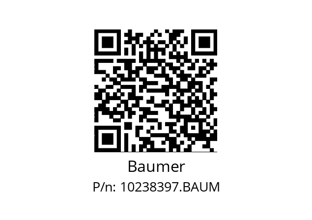   Baumer 10238397.BAUM