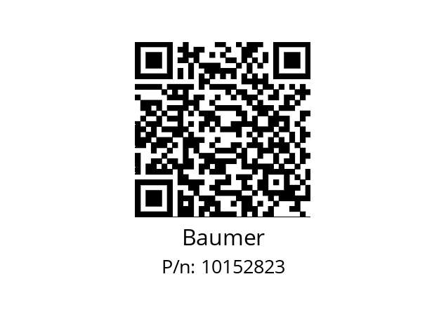   Baumer 10152823