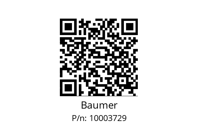   Baumer 10003729