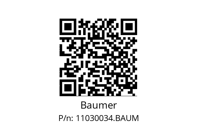   Baumer 11030034.BAUM