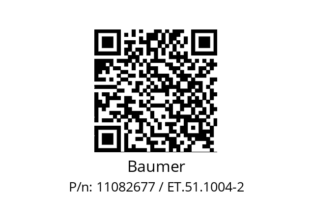   Baumer 11082677 / ET.51.1004-2