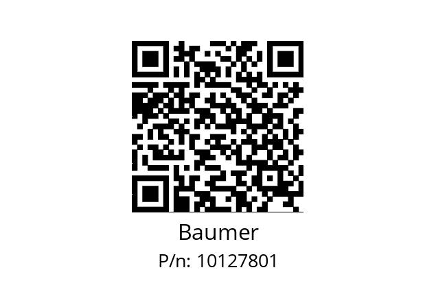   Baumer 10127801