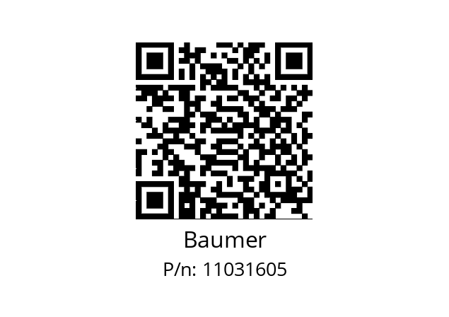   Baumer 11031605