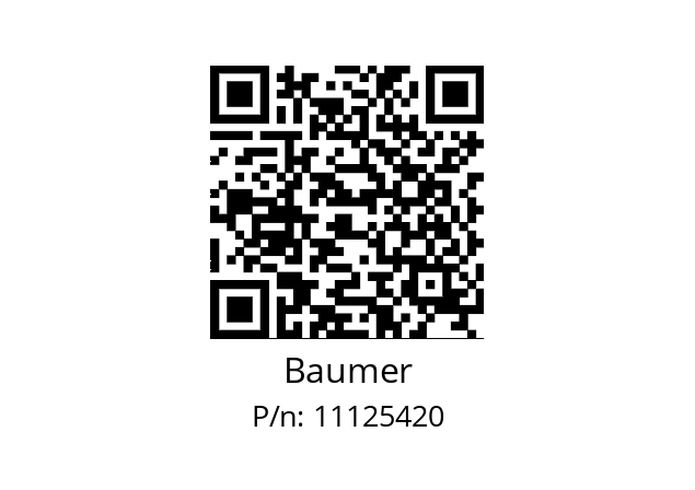   Baumer 11125420