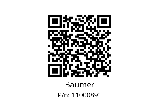   Baumer 11000891