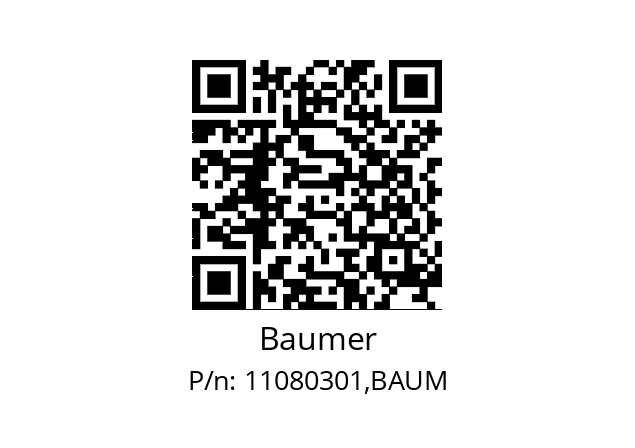   Baumer 11080301,BAUM