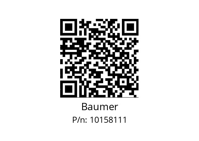   Baumer 10158111