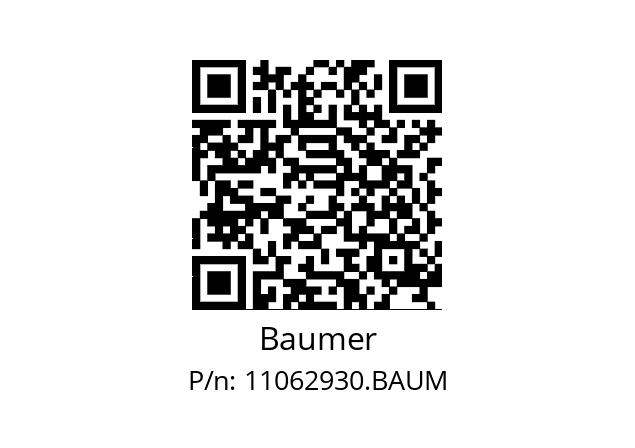   Baumer 11062930.BAUM