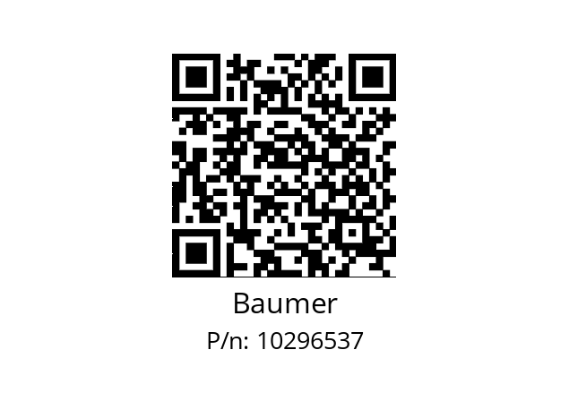   Baumer 10296537