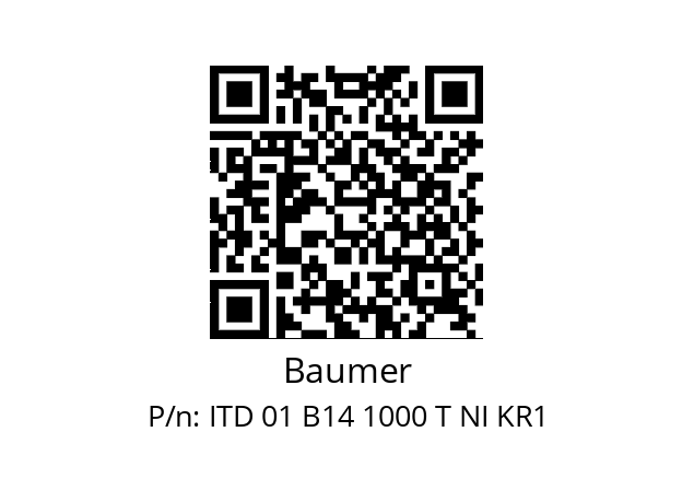   Baumer ITD 01 B14 1000 T NI KR1