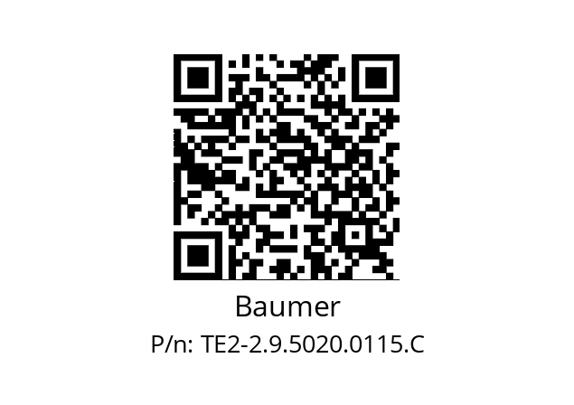   Baumer TE2-2.9.5020.0115.C