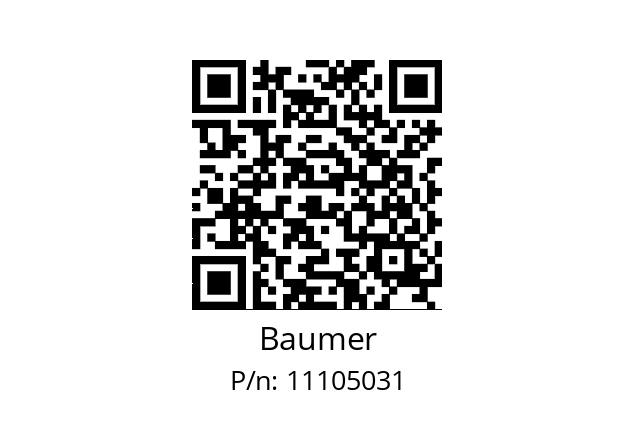   Baumer 11105031