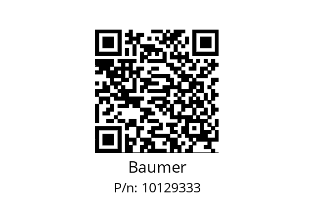   Baumer 10129333