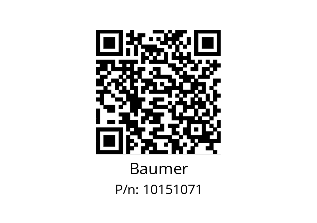   Baumer 10151071