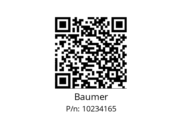   Baumer 10234165