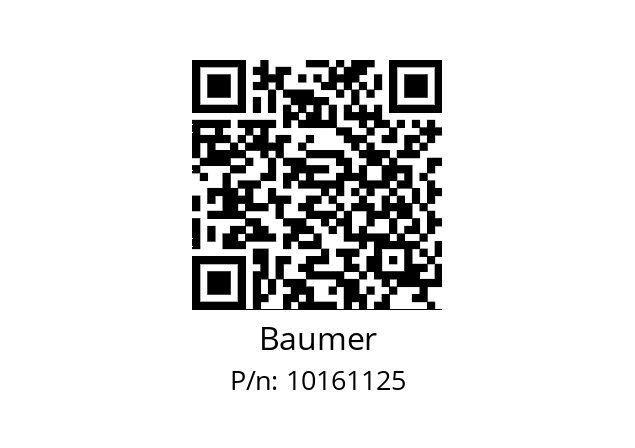   Baumer 10161125