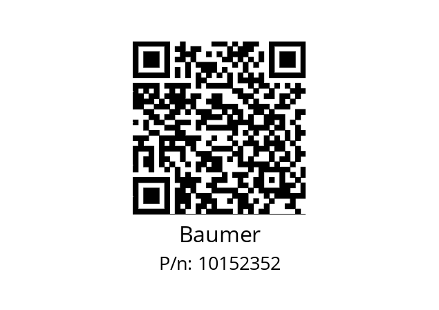   Baumer 10152352