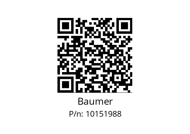   Baumer 10151988