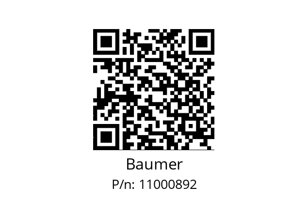   Baumer 11000892