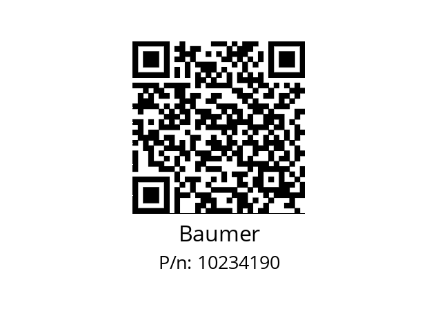   Baumer 10234190