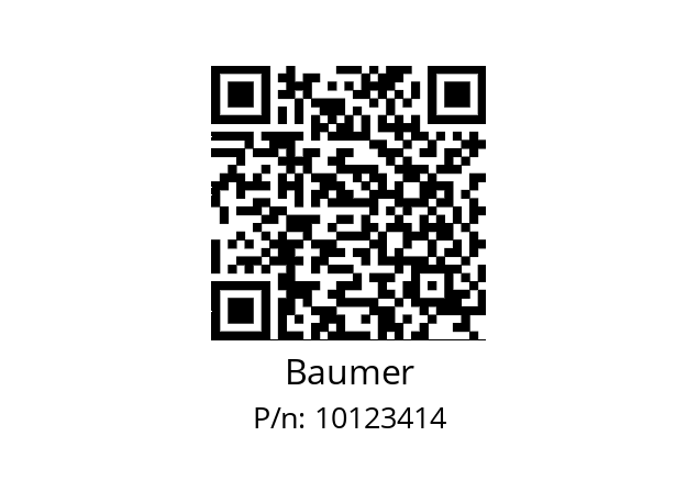   Baumer 10123414