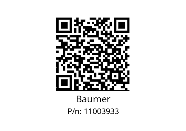   Baumer 11003933