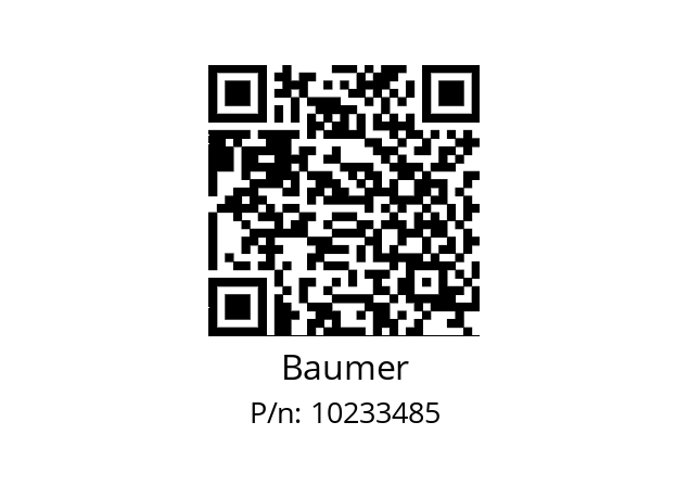   Baumer 10233485