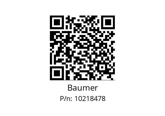   Baumer 10218478