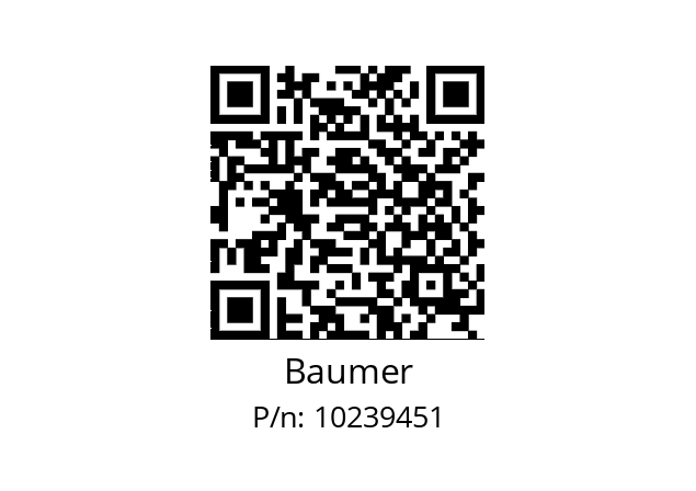   Baumer 10239451