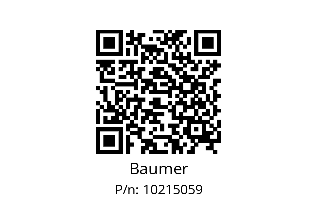   Baumer 10215059