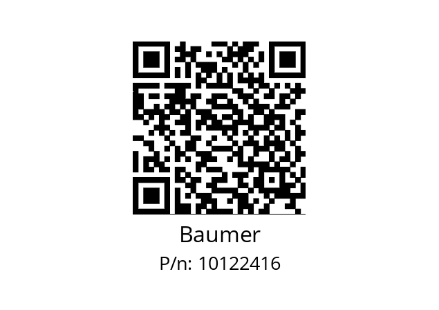   Baumer 10122416