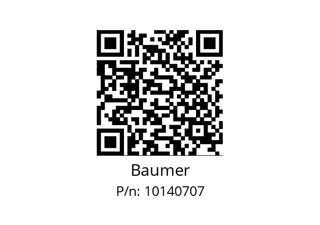   Baumer 10140707