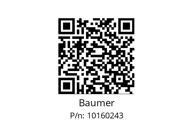   Baumer 10160243