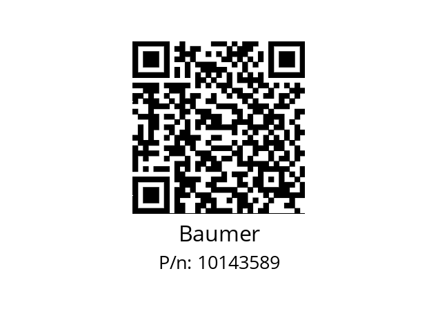   Baumer 10143589